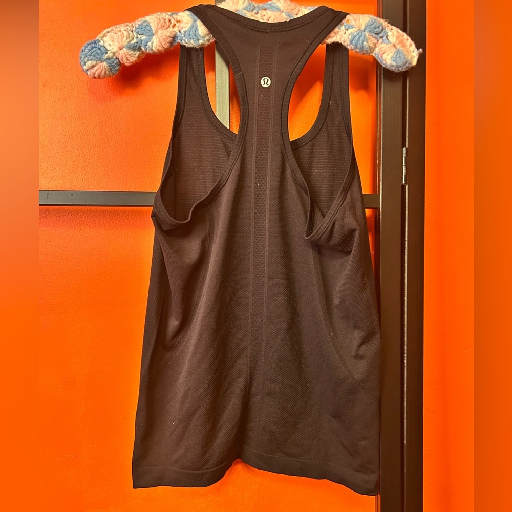 💚💚5/$25💚💚 Lululemon Black Racerback Tank Top Athletic Workout Yoga Top
